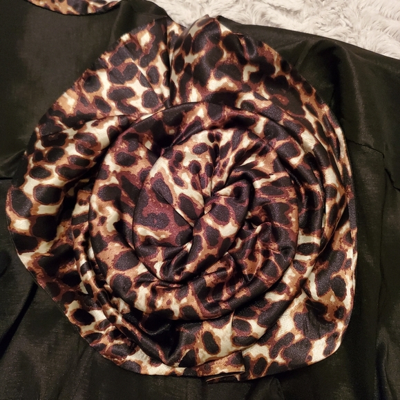 Windsor Black Leopard High Low Dress - Picture 12 of 12